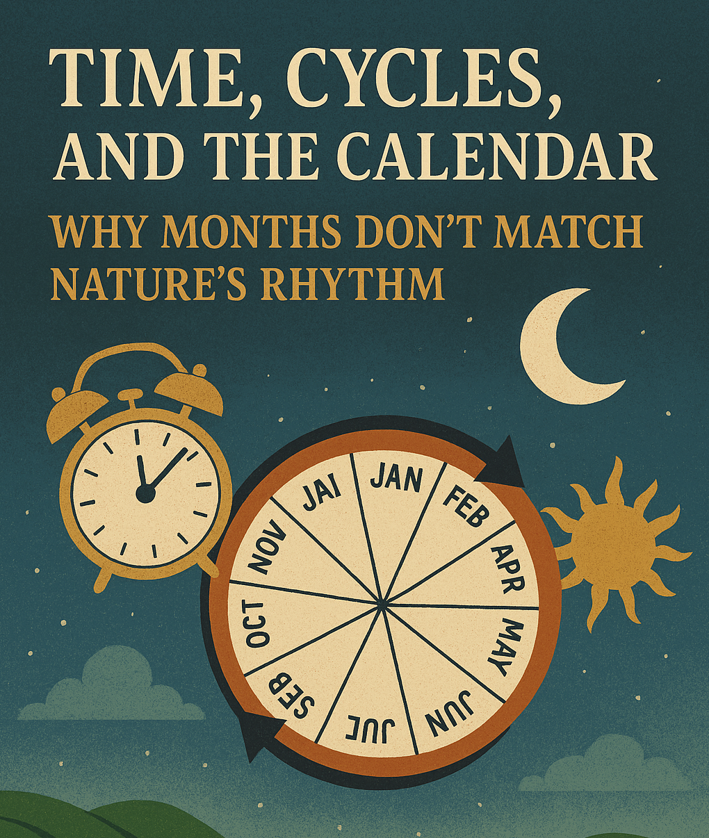 Time, Cycles, and the Calendar: Why Months Don’t Match Nature’s Rhythm