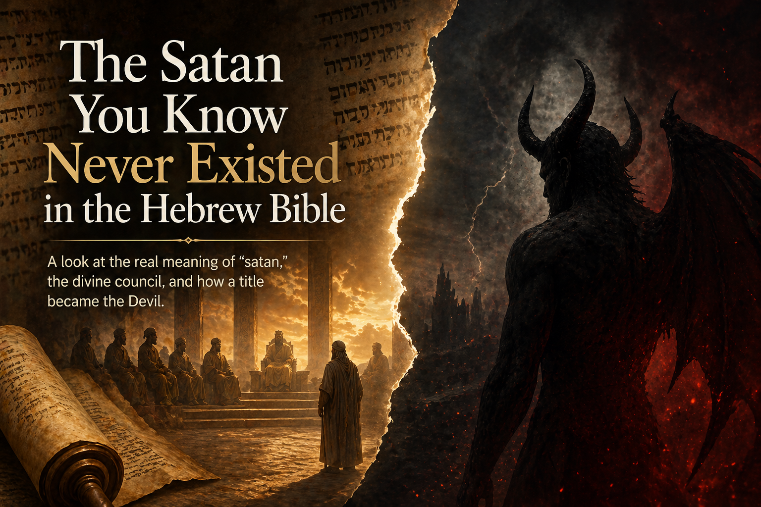 Header image for The Satan You Know Never Existed in the Hebrew Bible