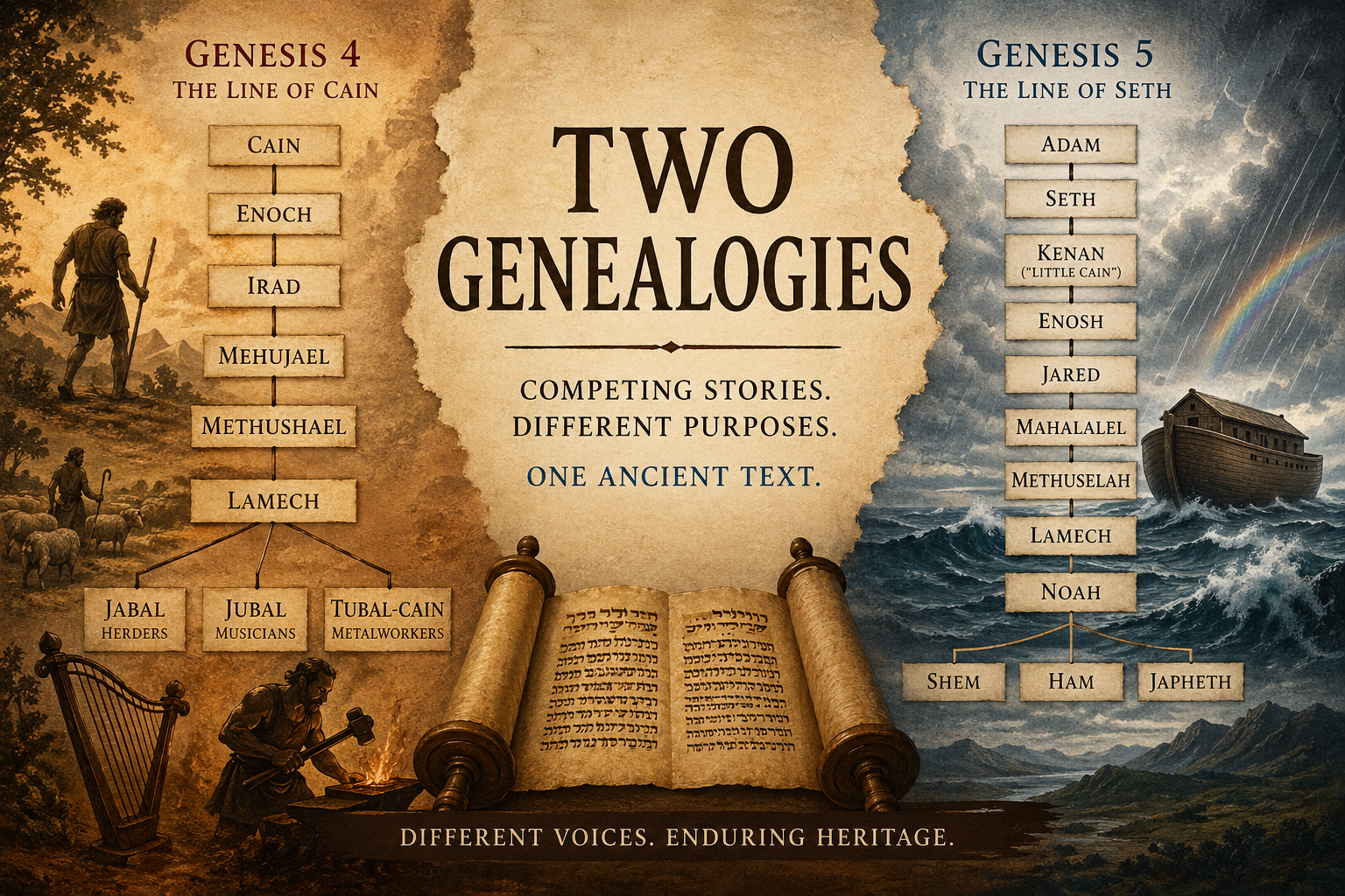 Header image for Two Genealogies