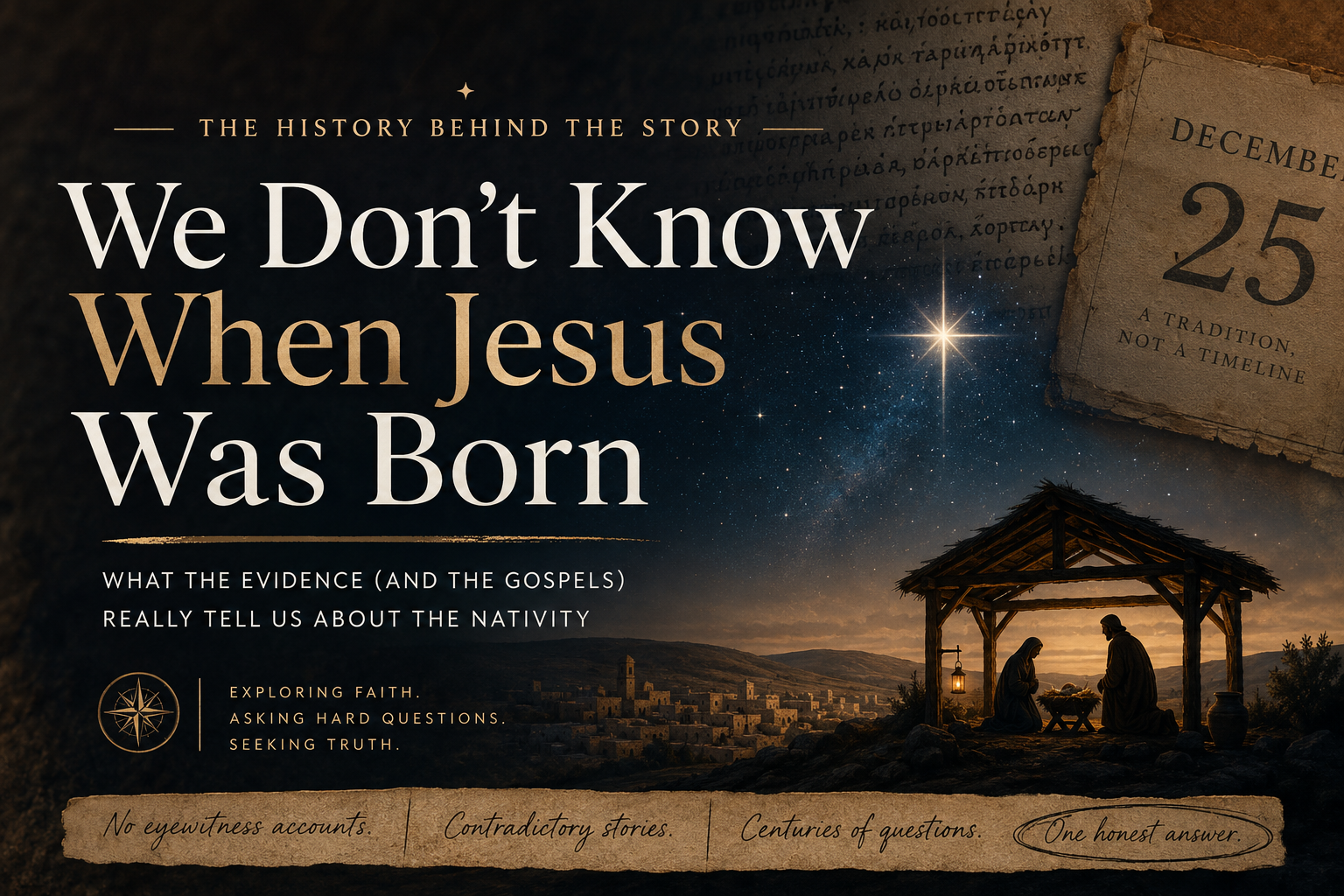 Header image for We Have No Idea When Jesus Was Born