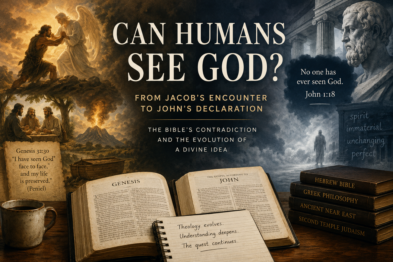 Header image for When Jacob Saw God But John Says Nobody Did