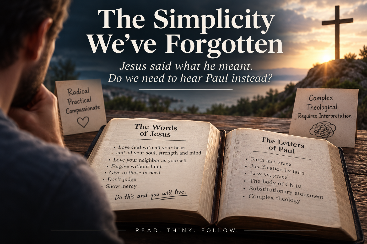 Header image for When Paul's Gospel Overshadows Jesus's Words